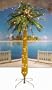 6' Tropical Lighted Palm Tree With Warm Clear LED Lights