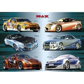 Posters: Sport Automobile Poster - Compilation Max Power (91 x 61 cm)
