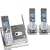 AT&T SL82318 DECT 6.0 Digital Three Handset Answering System (Silver/Gray)