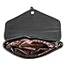 BMC Womens Two-Toned Faux Leather Snakeskin Envelope Clutch Fashion Handbag