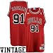 Chicago Bull Jerseys : adidas Chicago Bull #91 Dennis Rodman Red Throwback Swingman Basketball Jersey