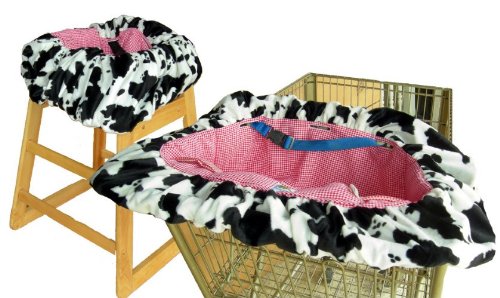 Picture of Cozy Patricia Ann Designs Cow Shopping Cart / High Chair Cover B004QK5Q3Q (Baby Shopping Cart Covers)