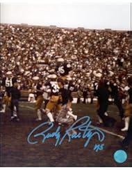 Signed Rudy Ruettiger Picture - University of 8x10 - Autographed College Photos