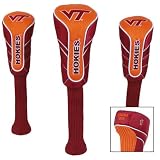 Virginia Tech Hokies NCAA Nylon Headcovers (Set of 3)