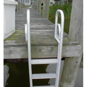 7 Step Heavy Duty Anodized Aluminum Swim Pier Dock Ladder by