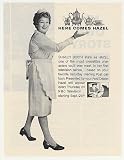 1961 Shirley Booth Hazel NBC TV Show Debut Photo Print Ad