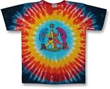 Grateful Dead Wood Bears Sunburst Tie-Dye Youth T-Shirt