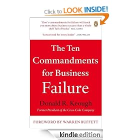 The Ten Commandments for Business Failure