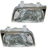 1998-2002 Kia Sportage Headlights Headlamps Head Lights Lamps Pair Set: Left Driver... by Aftermarket
