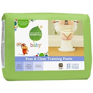 Seventh Generation Baby Free and Clear Training Pants 4T-5T — 17 Training Pants