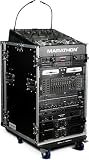 New year Sale Caster Board  Marathon Flight Road Case MA-11M16Uw 11U Slant Mixer Rack/16U Vertical Rack System with Caster Board