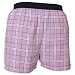 FALSE FLY - Lavender and White Tartan Plaid Check Cotton Flannel Plaid check boxers boxer shorts available in 5 adult sizes exposed waist false fly