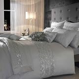 Kylie Minogue At Home Sequin Wave Duvet Cover, Silver, King