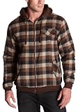 BURNSIDE Young Men's Naturally Right Mens Reversible Hoody,Brown,Medium