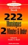 The Ultimate Audition Book: 222 Monologues, Two Minutes and Under