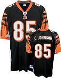 Chad Johnson Black Reebok NFL Authentic Cincinnati Bengals Jersey
