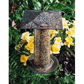 12 Cardinal Tube Feeder Verdigris [Kitchen] by Get My Mailbox and MORE%21 For Birds