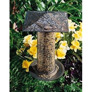 12 Cardinal Tube Feeder Verdigris [Kitchen] by Get My Mailbox and MORE! For Birds