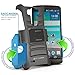 LG G3 Case, BUDDIBOX [HSeries] Heavy Duty Swivel Belt Clip Holster with Kickstand Maximal Protection Case for LG G3, (Blue)