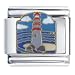 Jewelry : Lighthouse Ocean Water Italian Charms Bracelet Link