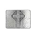 Pounded Steel Celtic Cross Pewter Belt Buckle