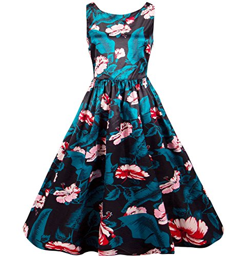 Ninewe women s 1950s retro vintage cap sleeve party swi…
