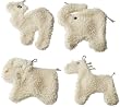 SET OF 4 - Spot Fleece Flatties Stuffingless Dog Toys