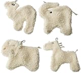 SET OF 4 - Spot Fleece Flatties Stuffingless Dog Toys