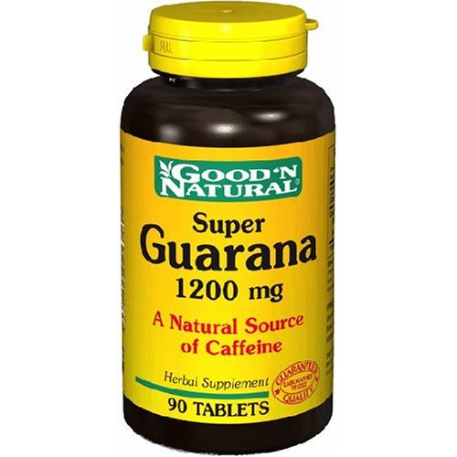 Good 'N Natural, Super Guarana 1200 mg, 90 Tablets Good 'N Natural, Super Guarana 1200 mg, 90 Tablets