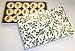 Scott's Cakes 1 lb. White Chocolate Almond Clusters in a Holly Box