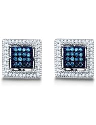 0.44 cttw. Diamond Fashion Earrings 10K White Gold