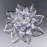 Swarovski Crystal Flower Brooches & Pins