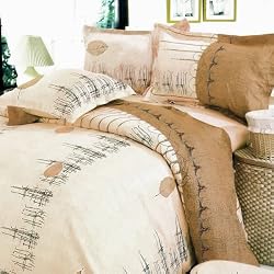 Blancho Bedding - [Golden Autumn] Luxury Comforter Set Combo 300GSM