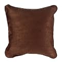 Suede Toss Pillow - Oar Brown (18x18")
