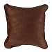 Suede Toss Pillow - Oar Brown (18x18")