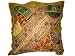 Indian Sunglow Moti Beaded Patchwork Sari Floor Pillows Cushion Cover 24"