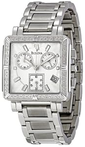 Bulova Diamond Chronograph Ladies Watch 96R000
