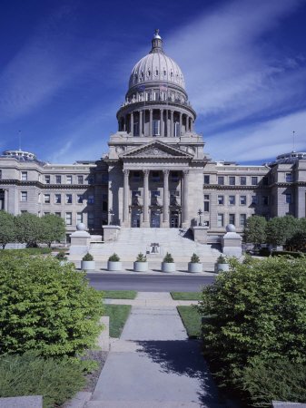 Capitol Building in Boise Idaho Photographic Poster