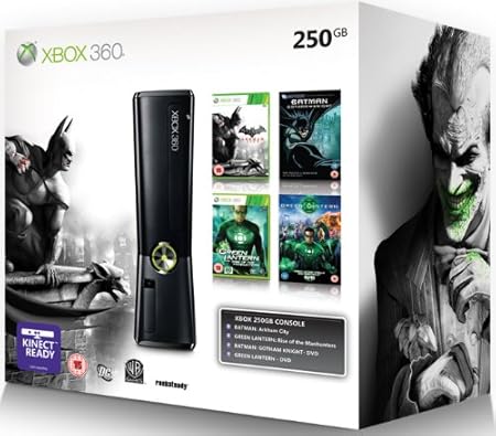 Xbox 360 250GB Console - Batman Arkham City Bundle