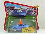 Disney Pixar Cars Sally with Cone Diecast Short Card Race O Rama 1:55 Scale Mattel