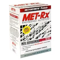 MET-Rx Meal Replacement Powder, Berry Blast, 2.54-Ounce Packets (Pack of 20)