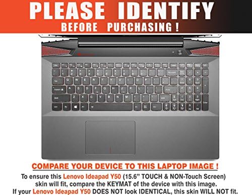Decalrus - Protective Decal Skin skins Sticker for Lenovo Ideapad Y50 (15.6" Screen) laptop case cover wrap LEideapadY50-20