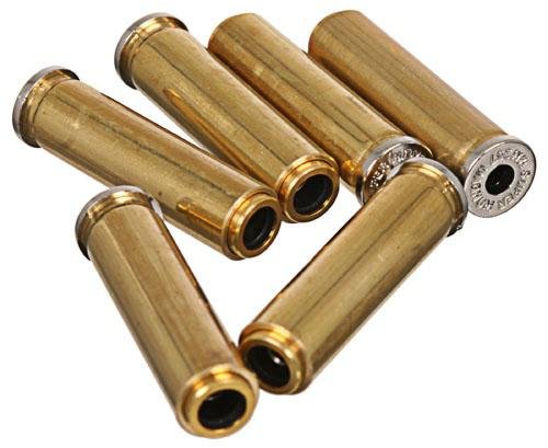 Colt .357 Magnum Revolver Shells Gas Airsoft Magazine - Set of 6 - Brass