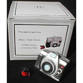 Porcelain Hinged Box (PHB) - "35mm Camera with Roll of Film" by Midwest