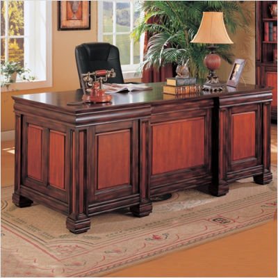 Redlands 72 Computer Desk in Dark Two-tone