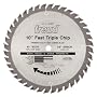 Freud LU81M010 10-Inch 40 Tooth TCG Stacked Chipboard Cutting Saw Blade with 5/8-Inch Arbor