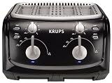 Krups FEP4B 4-Slice Toaster, Black