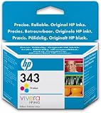HP C8766EE#UUS 343 Inkjet Print Cartridge (7ml) - Tri-colour