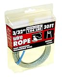 Lehigh 3/32-Inch-by-30-Foot Galvanized Wire Rope #C305PK