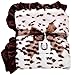 Max Daniel Baby Throw Blanket, Pink Snow Leopard